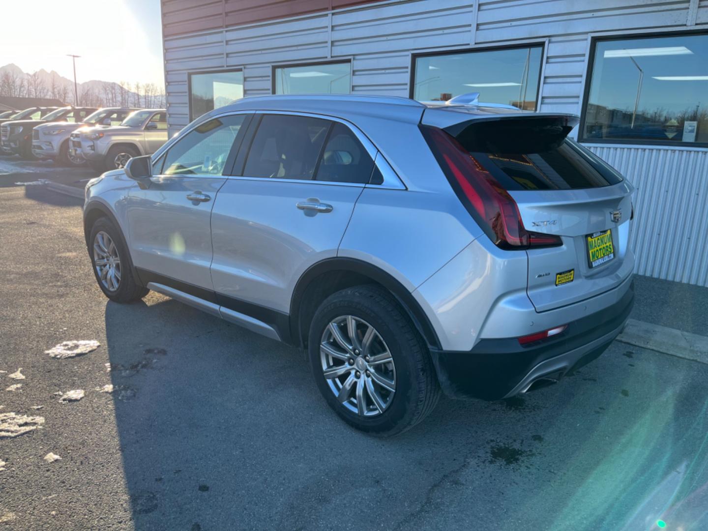 2020 Silver /Black Cadillac XT4 Premium Luxury AWD (1GYFZDR42LF) with an 2.0L L4 DOHC 16V engine, 9A transmission, located at 1960 Industrial Drive, Wasilla, 99654, (907) 274-2277, 61.573475, -149.400146 - Photo#3